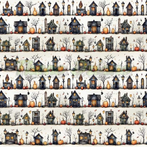 TKANINA DRUKOWANA HALLOWEEN NR 4