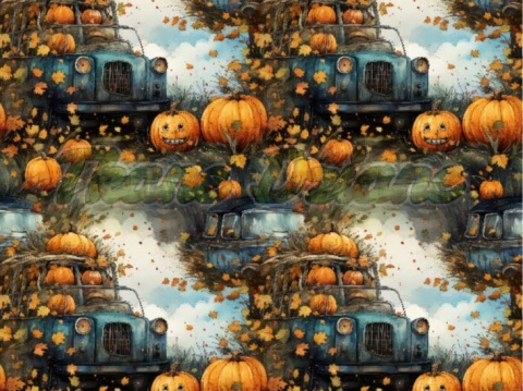 TKANINA DRUKOWANA HALLOWEEN NR 6