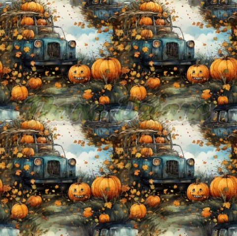 TKANINA DRUKOWANA HALLOWEEN NR 6