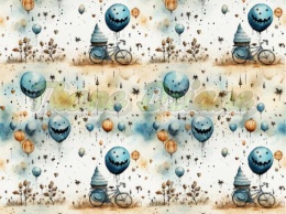 TKANINA DRUKOWANA HALLOWEEN NR 8