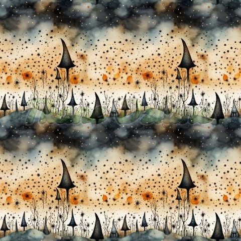 TKANINA DRUKOWANA HALLOWEEN NR 9