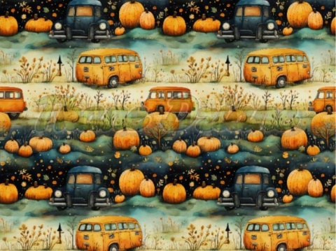 TKANINA DRUKOWANA HALLOWEEN NR 10