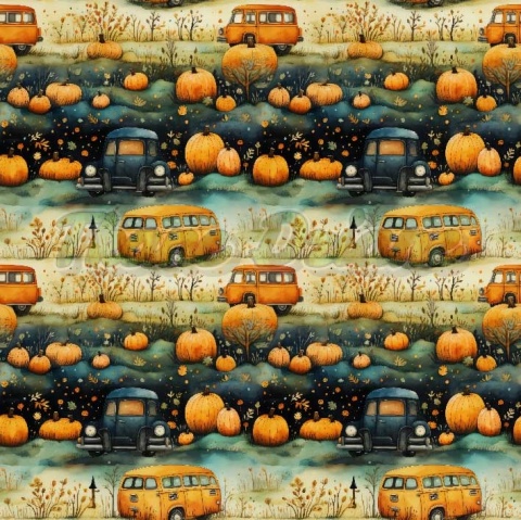 TKANINA DRUKOWANA HALLOWEEN NR 10