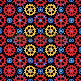 TKANINA DRUKOWANA KALEJDOSKOP NR 2