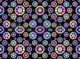 TKANINA DRUKOWANA KALEJDOSKOP NR 3