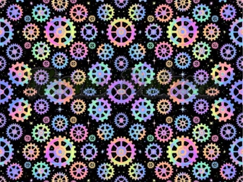 TKANINA DRUKOWANA KALEJDOSKOP NR 3