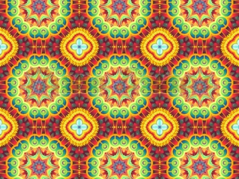 TKANINA DRUKOWANA KALEJDOSKOP NR 4