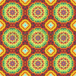 TKANINA DRUKOWANA KALEJDOSKOP NR 4