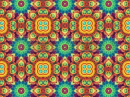 TKANINA DRUKOWANA KALEJDOSKOP NR 5