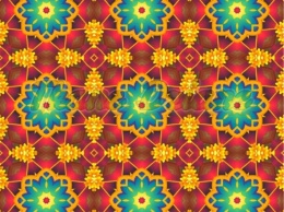 TKANINA DRUKOWANA KALEJDOSKOP NR 7