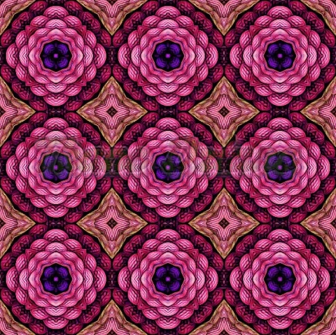 TKANINA DRUKOWANA KALEJDOSKOP NR 8