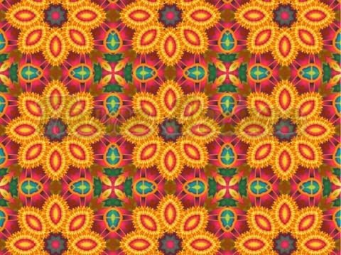 TKANINA DRUKOWANA KALEJDOSKOP NR 10