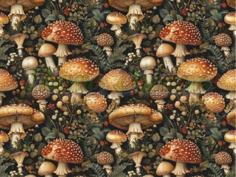 TKANINA DRUKOWANA MUSKARIA NR 1