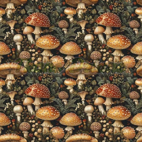 TKANINA DRUKOWANA MUSKARIA NR 1