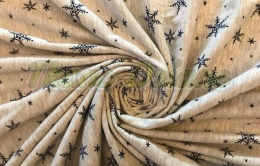 JERSEY BEŻOWY ŚNIEŻYNKI