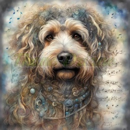 PANEL DRUKOWANY AKWARELOWE PSY -PULI NR 82