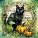 PANEL DRUKOWANY HALLOWEEN- KOT NR 8