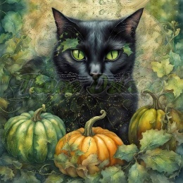 PANEL DRUKOWANY HALLOWEEN- KOT NR 11