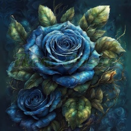 PANEL DRUKOWANY RÓŻA NIEBIESKA NR 1