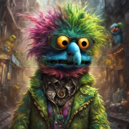 PANEL DRUKOWANY KOLOROWE PTAKI NR 21