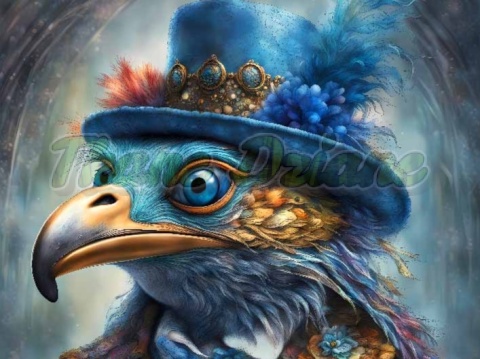 PANEL DRUKOWANY KOLOROWE PTAKI NR 24