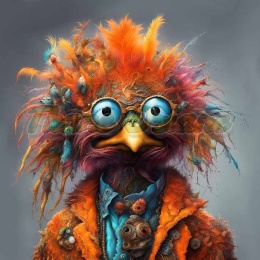 PANEL DRUKOWANY KOLOROWE PTAKI NR 25