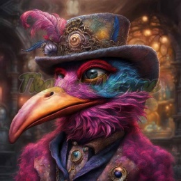 PANEL DRUKOWANY KOLOROWE PTAKI NR 27