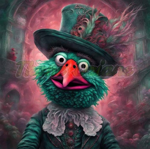 PANEL DRUKOWANY KOLOROWE PTAKI NR 30