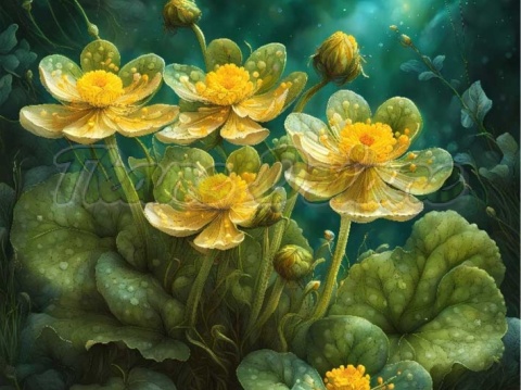 PANEL DRUKOWANY KWIAT NR 18