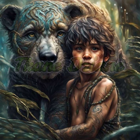 PANEL DRUKOWANY MOWGLI NR 8