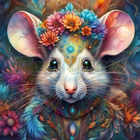 PANEL DRUKOWANY NEONOWA MYSZ NR 35