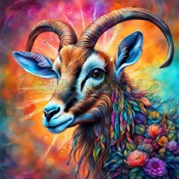 PANEL DRUKOWANY NEONOWY KOZIOŁ NR 27