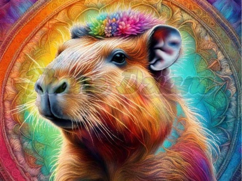 PANEL DRUKOWANY NEONOWA KAPIBARA NR 29