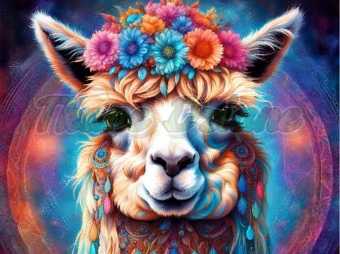 PANEL DRUKOWANY NEONOWA LAMA NR 22