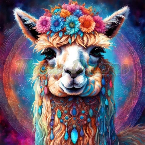 PANEL DRUKOWANY NEONOWA LAMA NR 22