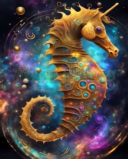 PANEL DRUKOWANY PROSTOKĄT KONIK MORSKI