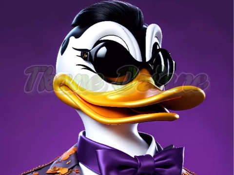 PANEL DRUKOWANY PROSTOKĄT KACZOR