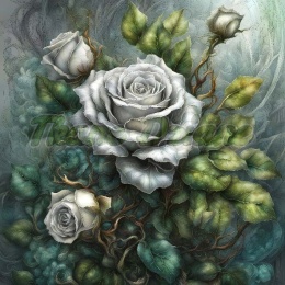 PANEL DRUKOWANY RÓŻA SZARA NR 10