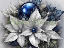 PANEL DRUKOWANY ŚWIĄTECZNE KWIATY NR 2