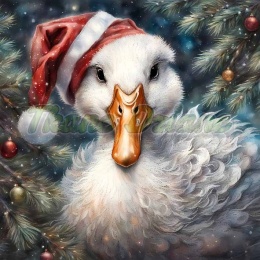 PANEL DRUKOWANY ŚWIĄTECZNE ZWIERZAKI- KACZKA NR 16