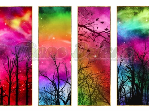 PANEL DRUKOWANY ZAKŁADKI DO KSIĄŻEK -ZORZA