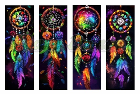 PANEL DRUKOWANY ZAKŁADKI DO KSIĄŻEK -ŁAPACZ SNÓW