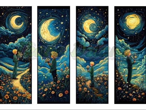 PANEL DRUKOWANY ZAKŁADKI DO KSIĄŻEK -MAŁY KSIĄŻE