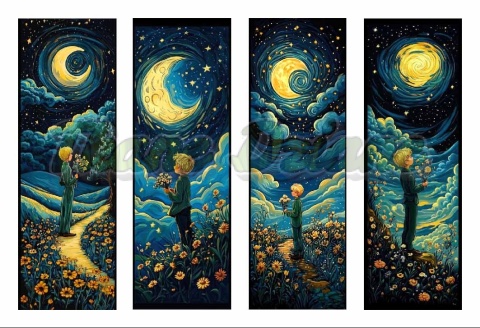 PANEL DRUKOWANY ZAKŁADKI DO KSIĄŻEK -MAŁY KSIĄŻE