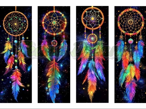 PANEL DRUKOWANY ZAKŁADKI DO KSIĄŻEK -ŁAPACZ SNÓW