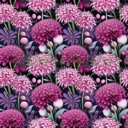 TKANINA DRUKOWANA KWIATY NR 5