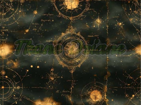 TKANINA DRUKOWANA ASTRONOMIA NR 3