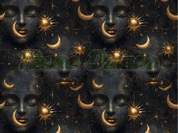 TKANINA DRUKOWANA ASTRONOMIA NR 6