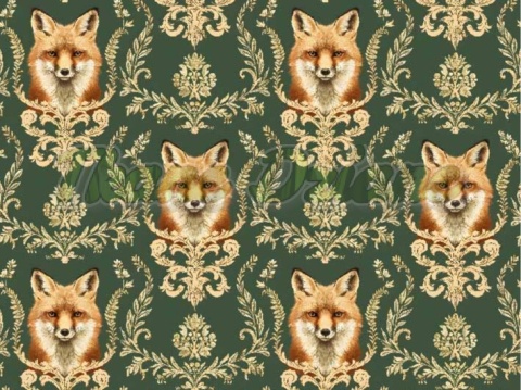 TKANINA DRUKOWANA LISY NR 1