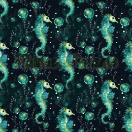 TKANINA DRUKOWANA KONIK MORSKI NR 7